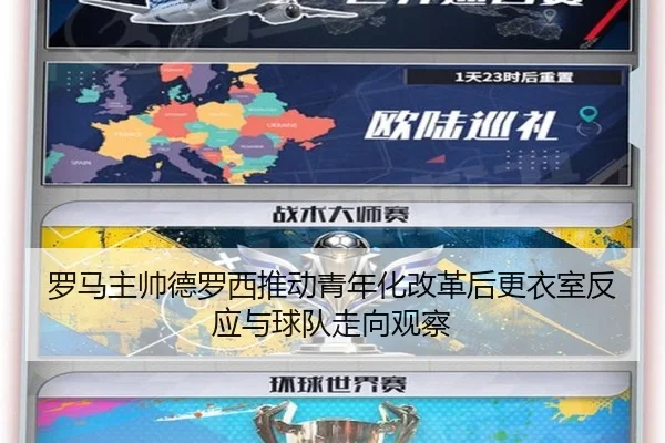 罗马主帅德罗西推动青年化改革后更衣室反应与球队走向观察